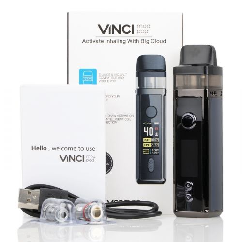 Silikon-Hülle Für Voopoo Vinci 40W | Rutschfeste Textur | Mit Präzisen Ausschnitten | Ladeöffnung Unten | Schwarz