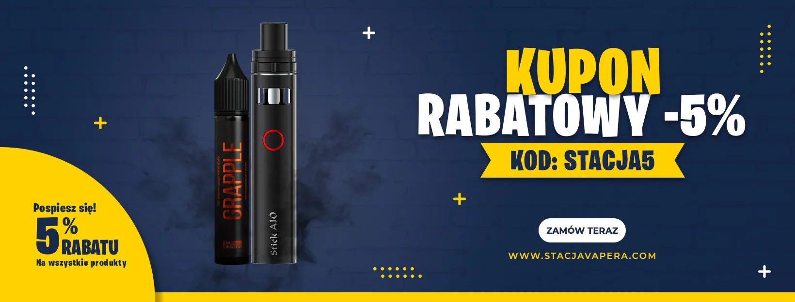Kupon rabatowy -5% z kodem STACJA5