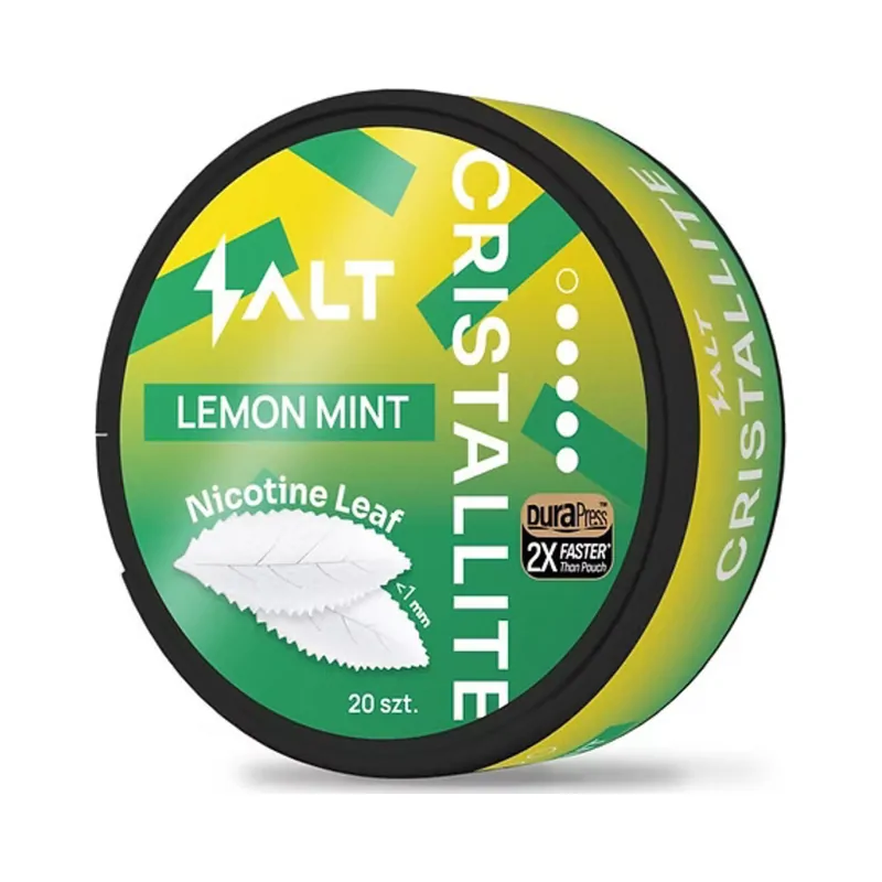 Listki nikotynowe Cristallite Lemon Mint 9 mg