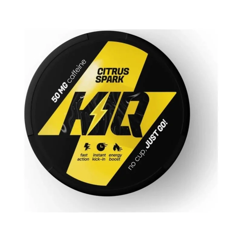 Woreczki kofeinowe KIQ Caffeine 50 mg Citrus Spark