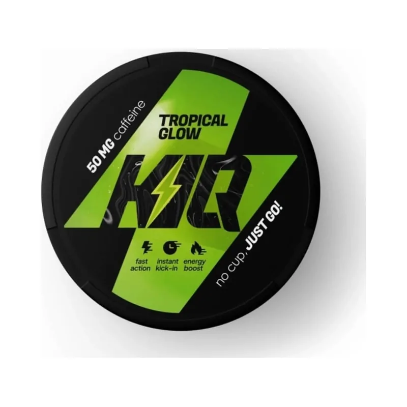 Woreczki kofeinowe KIQ Caffeine 50 mg Tropical Glow