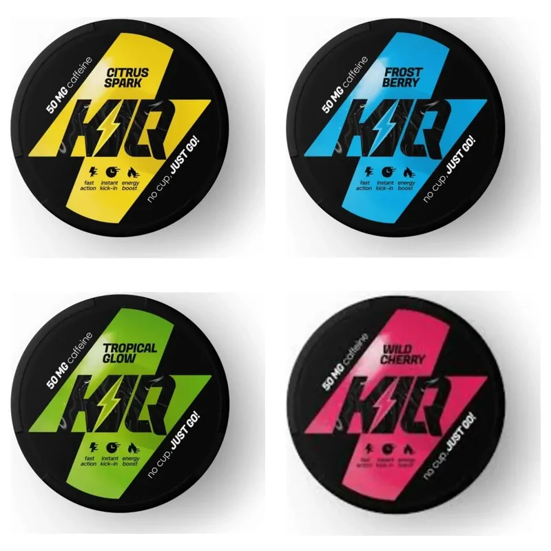 Woreczki kofeinowe KIQ Caffeine 50 mg