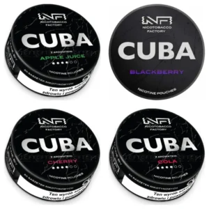 Woreczki nikotynowe CUBA Black 20 mg/g