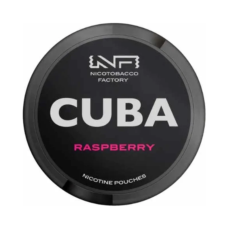 Woreczki nikotynowe CUBA Black 20 mg/g Raspberry