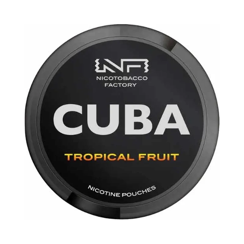 Woreczki nikotynowe CUBA Black 20 mg/g Tropical Fruit