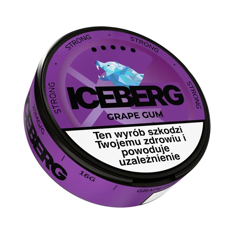 Woreczki nikotynowe ICEBERG 20 mg/g Grape Gum