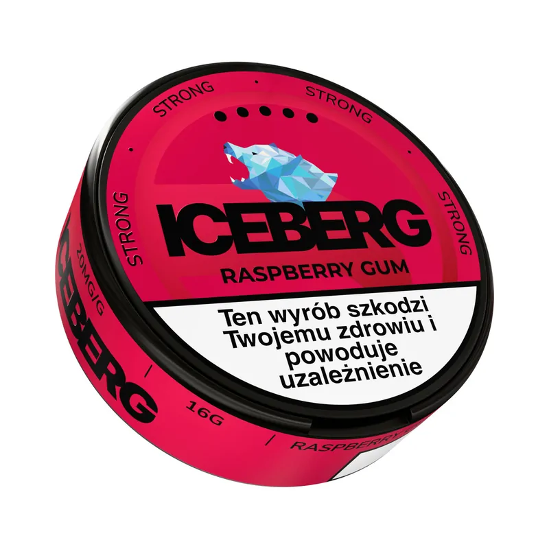 Woreczki nikotynowe ICEBERG 20 mg/g Raspberry Gum