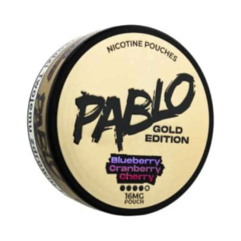 Woreczki nikotynowe Pablo Gold 20 mg/g Blue Cherry Crush