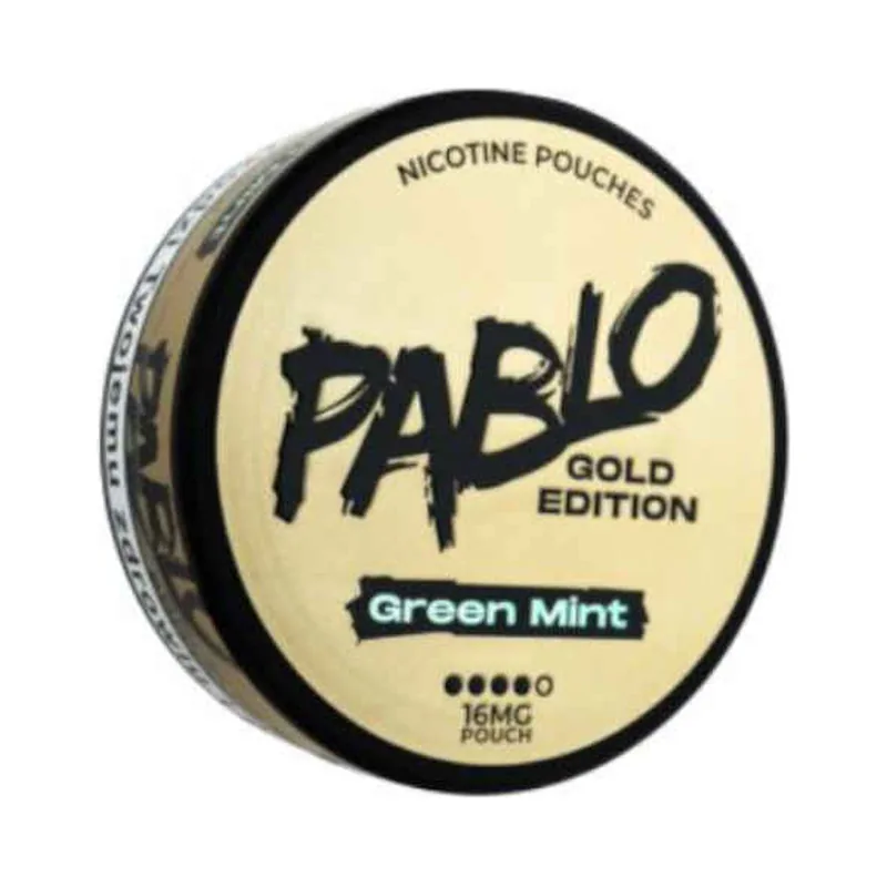 Woreczki nikotynowe Pablo Gold 20 mg/g Green Mint