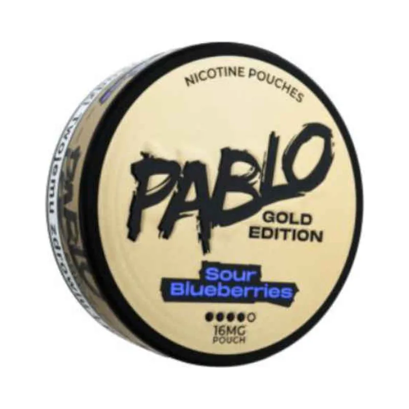 Woreczki nikotynowe Pablo Gold 20 mg/g Sour Blueberry