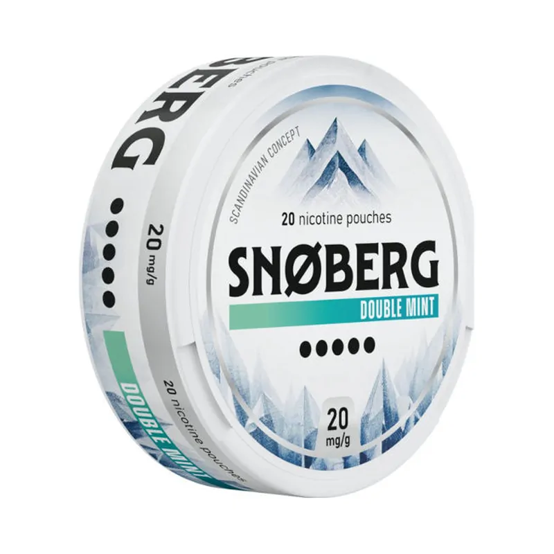 Woreczki nikotynowe Snoberg 20 mg/g Double Mint