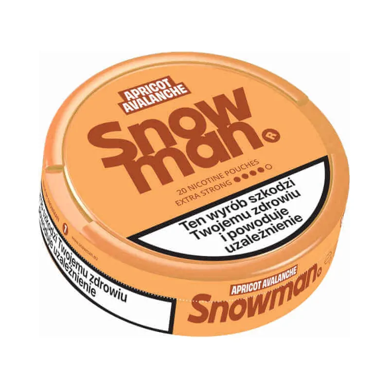 Woreczki nikotynowe Snowman 20 mg/g Apricot Avalanche