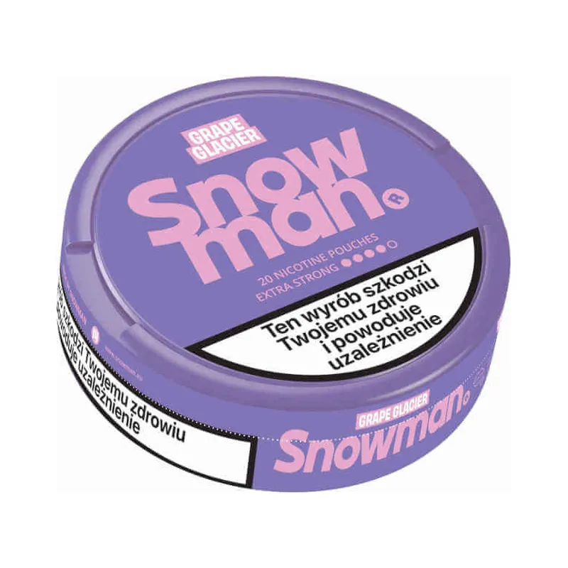 Woreczki nikotynowe Snowman 20 mg/g Grape Glacier
