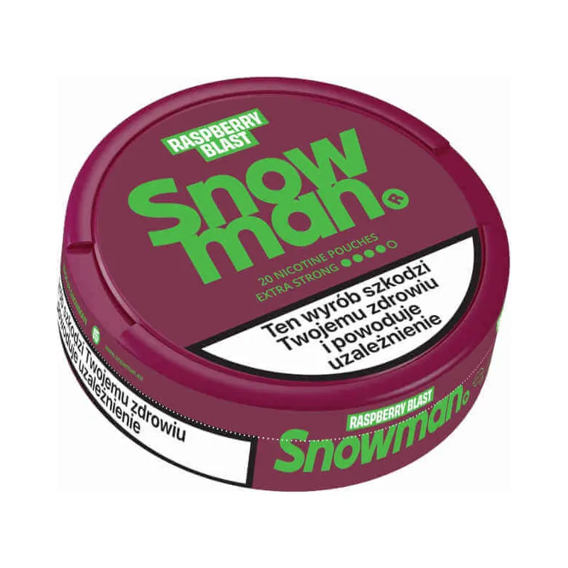 Woreczki nikotynowe Snowman 20 mg/g Raspberry Blast